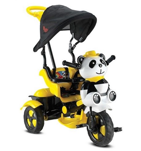 Babyhope 127 Panda İtmeli Bisiklet Sarı