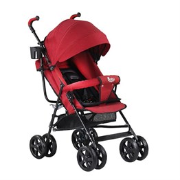 Babyhope SA-7 Baston Puset Bebek Arabası - Kırçıllı Kırmızı